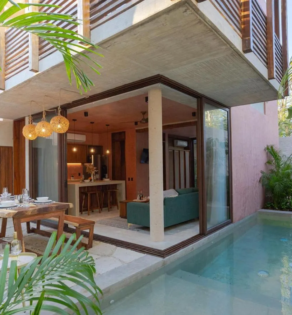 Primrose Jungle Paradise Villa, 3Brd, Island Shower, 2 Private Pools, Gourmet Dining & 24Hr Security Tulum 0*,  Messico