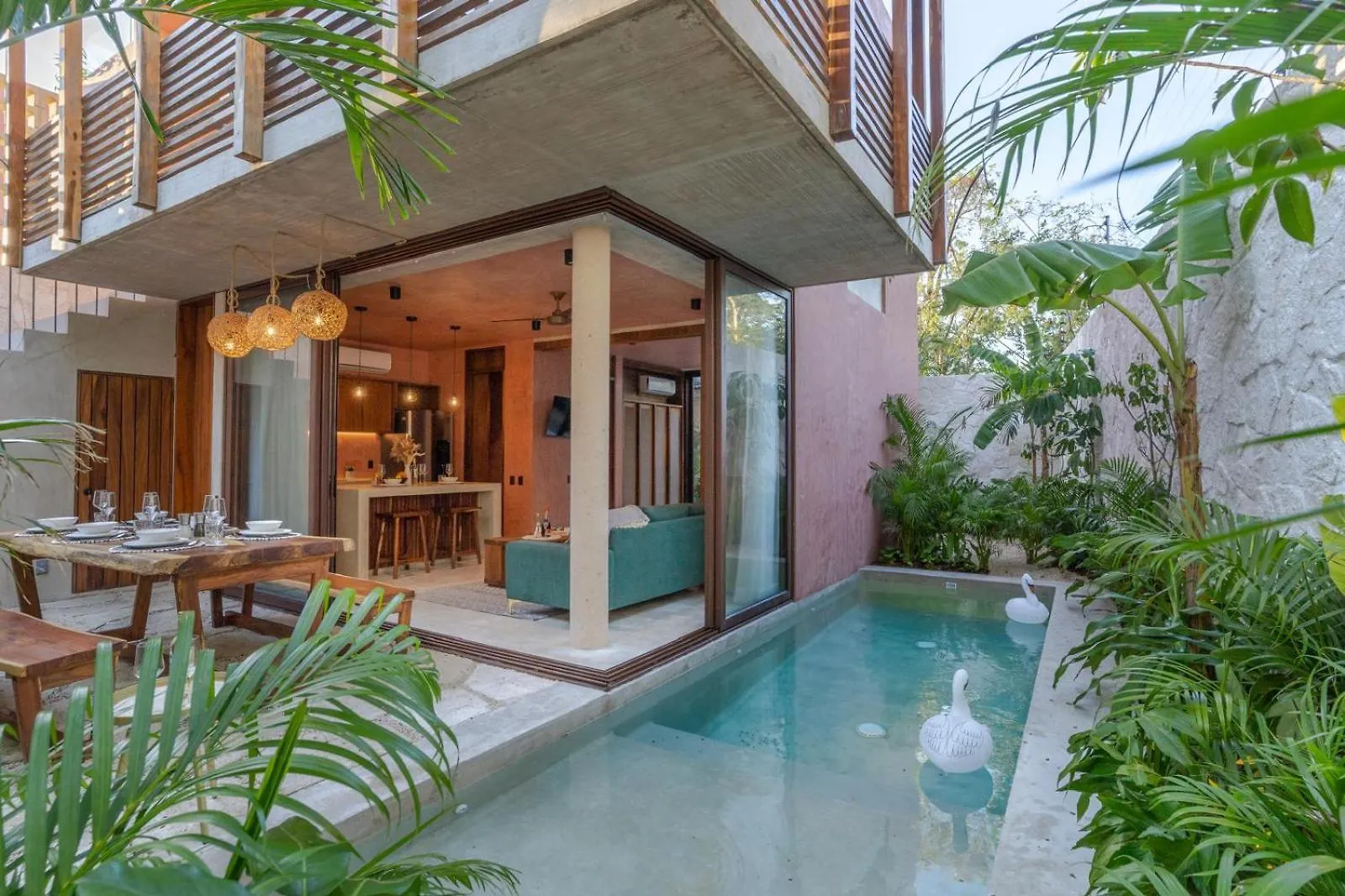 Primrose Jungle Paradise Villa, 3Brd, Island Shower, 2 Private Pools, Gourmet Dining & 24Hr Security Tulum